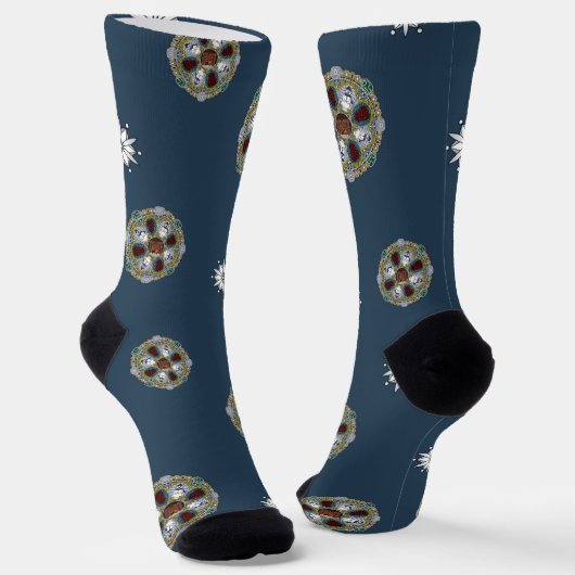Winter Nouveau Sokken (Gebogen)