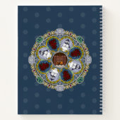 Winter Nouveau Spiraal Notitieboek (Achterkant)