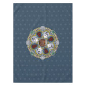 Winter Nouveau tafelkleed (Voorkant)