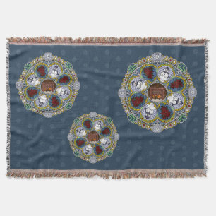 Winter Nouveau Throw Blanket Deken