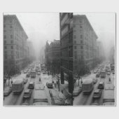 Winter NYC Cadeaupapier (Vlak)