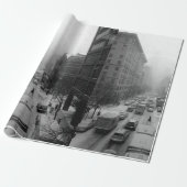 Winter NYC Cadeaupapier (Uitgerold)