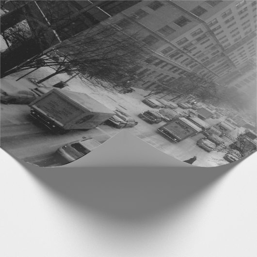 Winter NYC Cadeaupapier (Hoek)