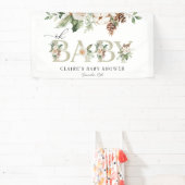 Winter Oh Baby shower Banner (Insitu)