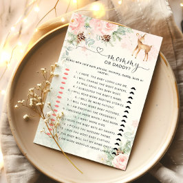 Winter Oh Deer Mama of Daddy baby shower spel
