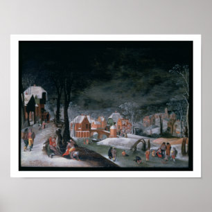 Winter (olie op het paneel) (zie ook 166905, 16690 poster