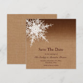 Winter Ombre Save the Date (Voorkant / Achterkant)