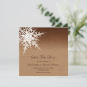 Winter Ombre Save the Date (Staand voorkant)