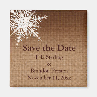 Winter Ombre Save the Date Magnet