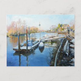 Winter on Thames, Richmond Briefkaart