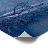Winter on the river poster (Hoek)