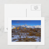 "Winter On Whitney" Briefkaart (Voorkant / Achterkant)