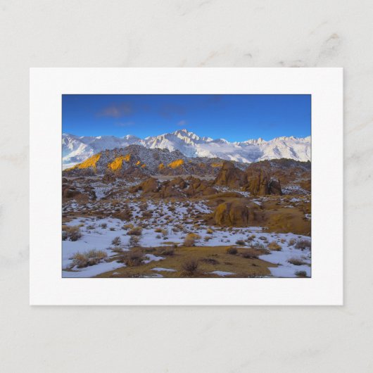 "Winter On Whitney" Briefkaart (Voorkant)