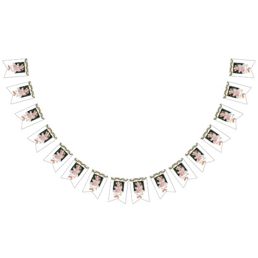 Winter Onderland Birthday Maandfoto Vlaggetjes (Alle)