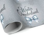 Winter Onderland Boys 1st. verjaardagsfeestje Cadeaupapier (Rol Hoek)