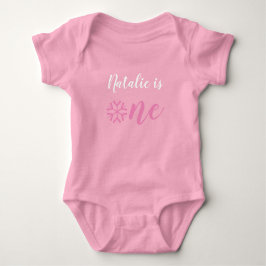 Winter One derland First Birthday Romper