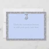 Winter One-derland jongen 1e verjaardag Kaart (Achterkant)