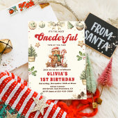 Winter Onederful Groene Kerstkoekje Verjaardag Kaart