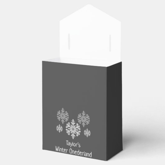 Winter Onederland 1e verjaardag Bedankdoosjes (Geopend)