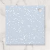 Winter Onederland 1e verjaardag  Bedankjes Labels (Achterkant)