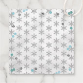 Winter ONEderland 1e verjaardag Bedankjes Labels (Achterkant)