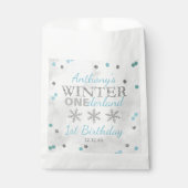 Winter ONEderland 1e verjaardag Bedankzakje (Voorkant)