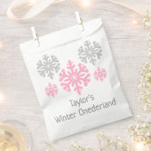 Winter Onederland 1e verjaardag Bedankzakje (Geknipt)