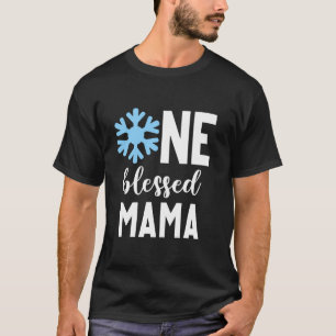 Winter Onederland 1e Verjaardag Decoraties Mama M T-shirt