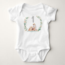 Winter Onederland 1e Verjaardag Hert Shirt Romper