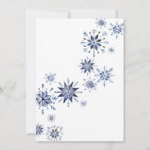 Winter Onederland 1e verjaardag Kaart (Achterkant)