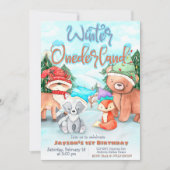 Winter Onederland - 1e verjaardag Kaart (Voorkant)