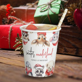 Winter ONEderland 1e verjaardag Leuke Dieren Papieren Bekers