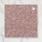 Winter Onederland 1e verjaardag Roze Snowflake Bedankjes Labels (Achterkant)