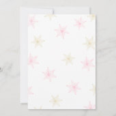 Winter Onederland 1e verjaardag uitnodiging (Achterkant)