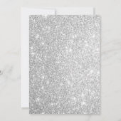 Winter Onederland 1e verjaardag Uitnodiging Foto (Achterkant)