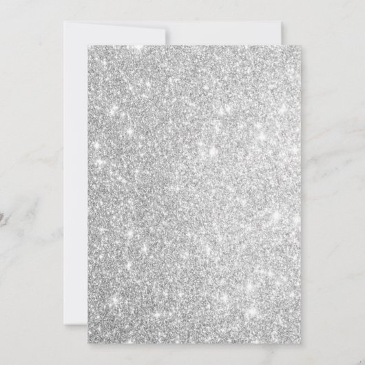 Winter Onederland 1e verjaardag Uitnodiging Foto (Achterkant)