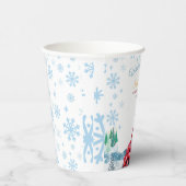 Winter Onederland 1e verjaardag Uitnodigingen Papieren Bekers (Rechts)