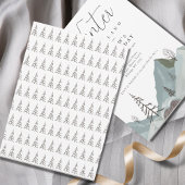 Winter Onederland 1e verjaardagsfeestje Kaart