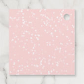 Winter Onederland 1st Birthday Bedankjes Labels (Achterkant)