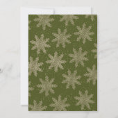 Winter ONEderland 1st Birthday Snowflake Foto Kaart (Achterkant)