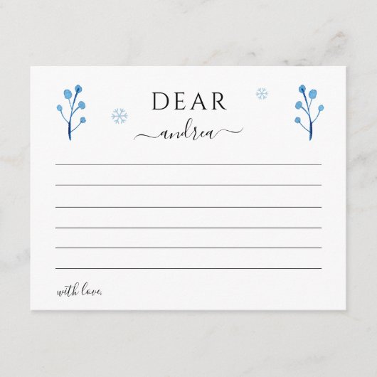 Winter Onederland Arctic Animals Time Capsule Informatiekaartje (Voorkant)