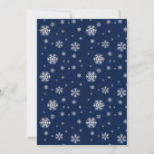 Winter onederland Arctic Animals Verjaardag sjablo Kaart (Achterkant)