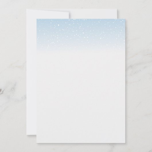 Winter Onederland Artic Animals eerste verjaardag Kaart (Achterkant)