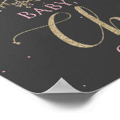 Winter ONEderland Baby Het is Chili buiten Sign Poster (Hoek)