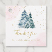 Winter Onederland Bedankjes Labels (Voorkant)