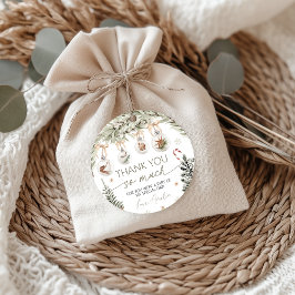 Winter Onederland Bedankkaart Bedankjes Labels