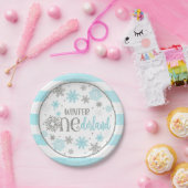 Winter ONEderland Birthday Bord - Boy - BS (Feest)