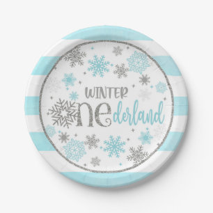 Winter ONEderland Birthday Bord - Boy - BS