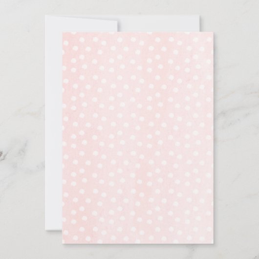 Winter ONEderland Birthday Invitation Silver Pink Kaart (Achterkant)