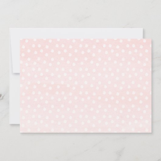 Winter ONEderland Birthday Invitation Silver Pink Kaart (Achterkant)